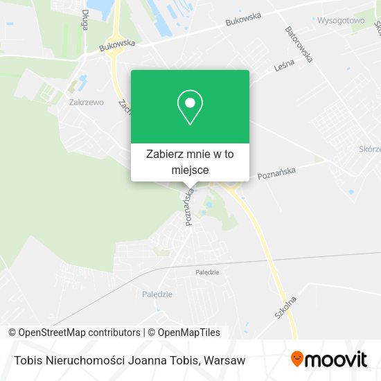 Mapa Tobis Nieruchomości Joanna Tobis