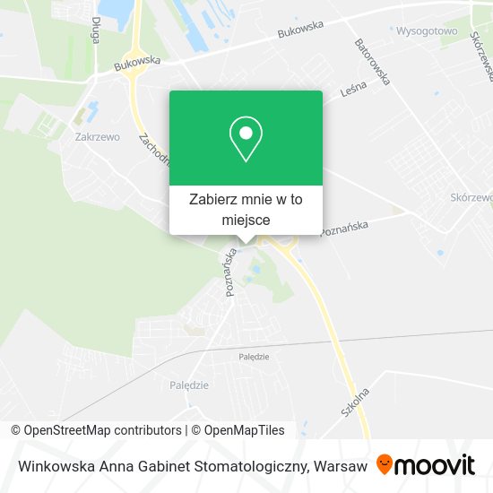 Mapa Winkowska Anna Gabinet Stomatologiczny