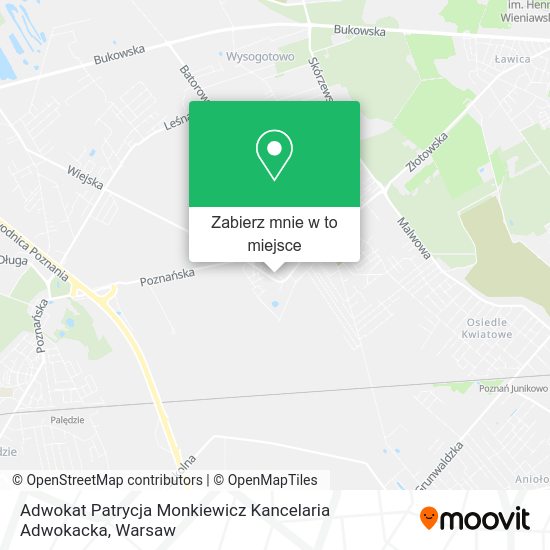 Mapa Adwokat Patrycja Monkiewicz Kancelaria Adwokacka