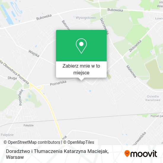 Mapa Doradztwo i Tłumaczenia Katarzyna Maciejak