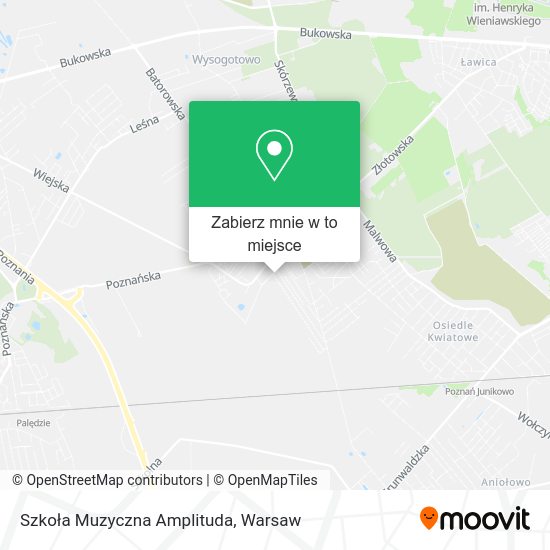 Mapa Szkoła Muzyczna Amplituda