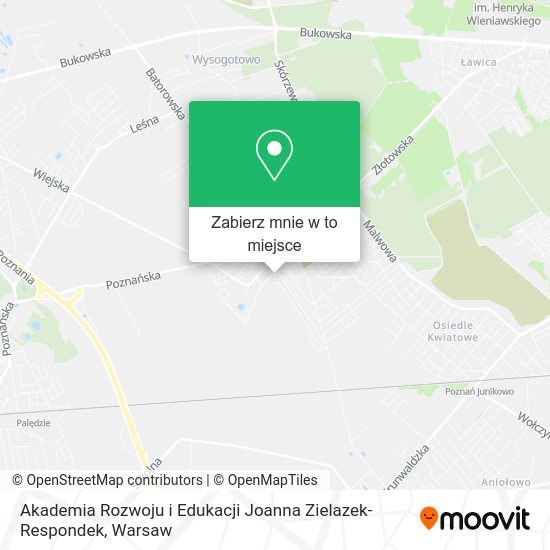 Mapa Akademia Rozwoju i Edukacji Joanna Zielazek-Respondek