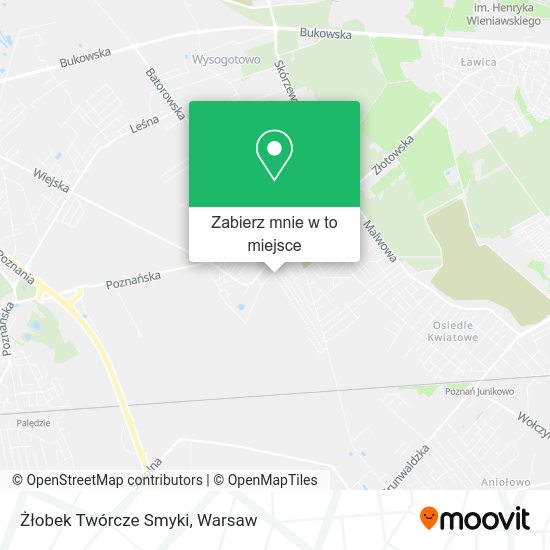 Mapa Żłobek Twórcze Smyki