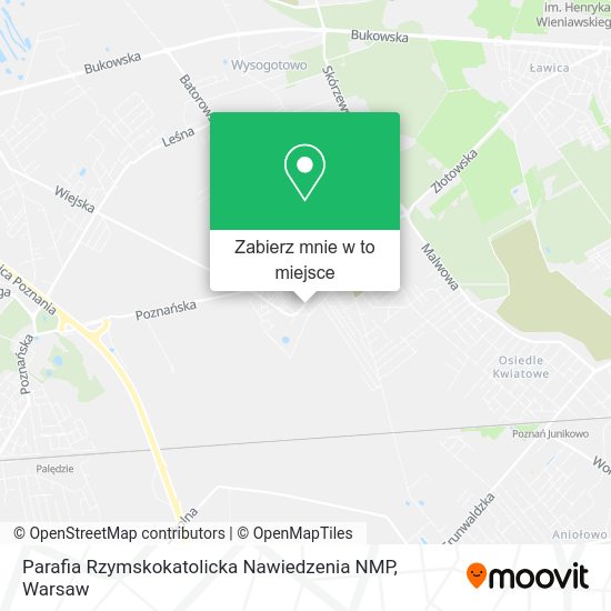 Mapa Parafia Rzymskokatolicka Nawiedzenia NMP