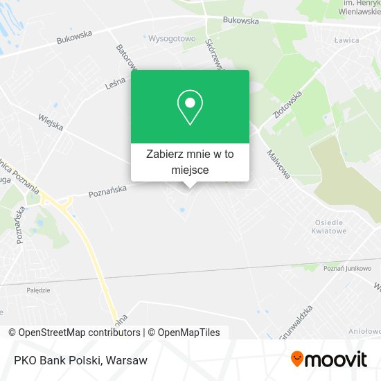 Mapa PKO Bank Polski