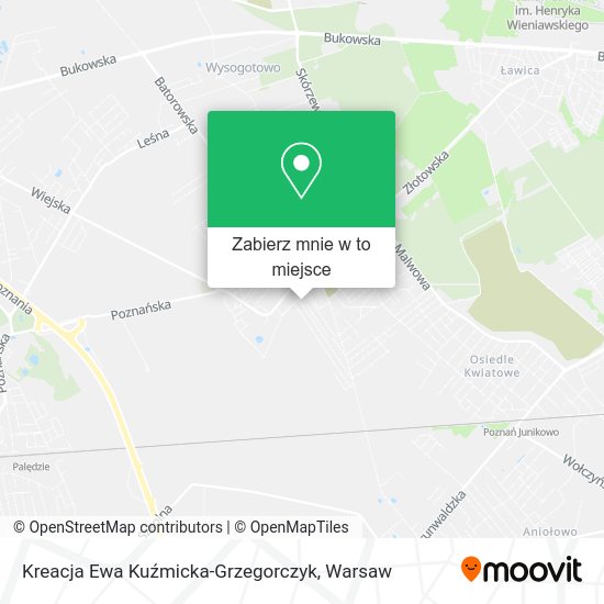 Mapa Kreacja Ewa Kuźmicka-Grzegorczyk