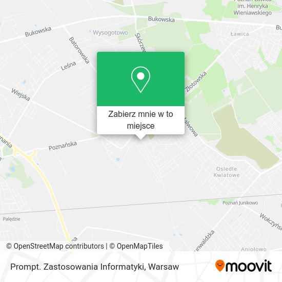 Mapa Prompt. Zastosowania Informatyki