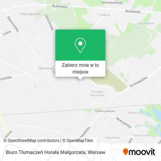 Mapa Biuro Tłumaczeń Horała Małgorzata