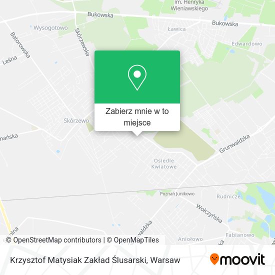 Mapa Krzysztof Matysiak Zakład Ślusarski