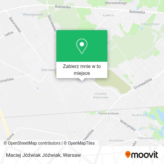 Mapa Maciej Jóźwiak Jóźwiak