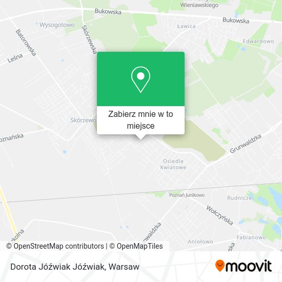 Mapa Dorota Jóźwiak Jóźwiak