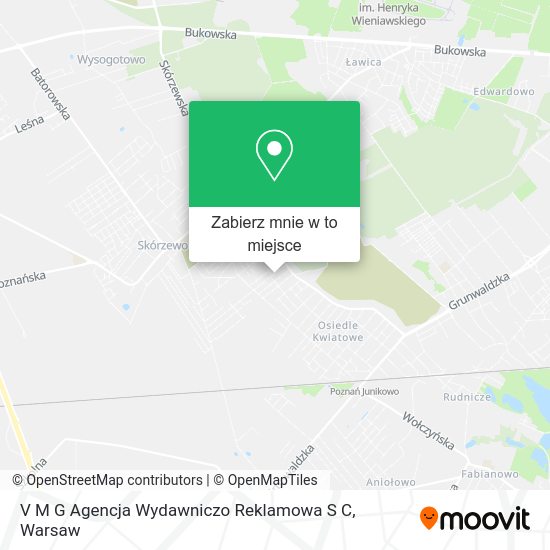 Mapa V M G Agencja Wydawniczo Reklamowa S C