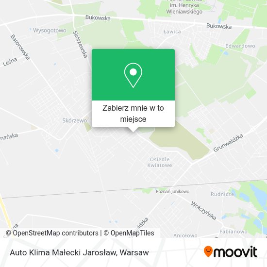 Mapa Auto Klima Małecki Jarosław