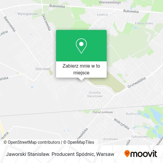 Mapa Jaworski Stanisław. Producent Spódnic