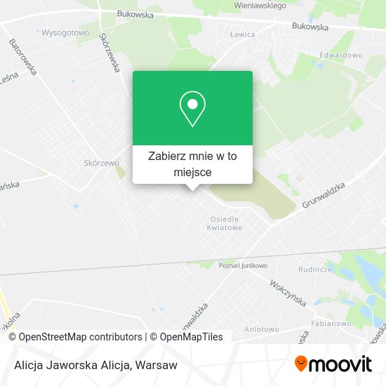 Mapa Alicja Jaworska Alicja