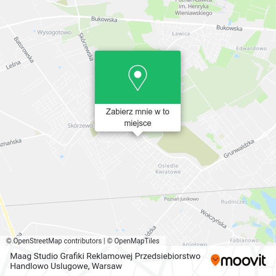 Mapa Maag Studio Grafiki Reklamowej Przedsiebiorstwo Handlowo Uslugowe