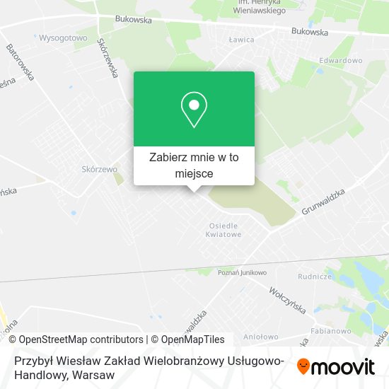 Mapa Przybył Wiesław Zakład Wielobranżowy Usługowo-Handlowy