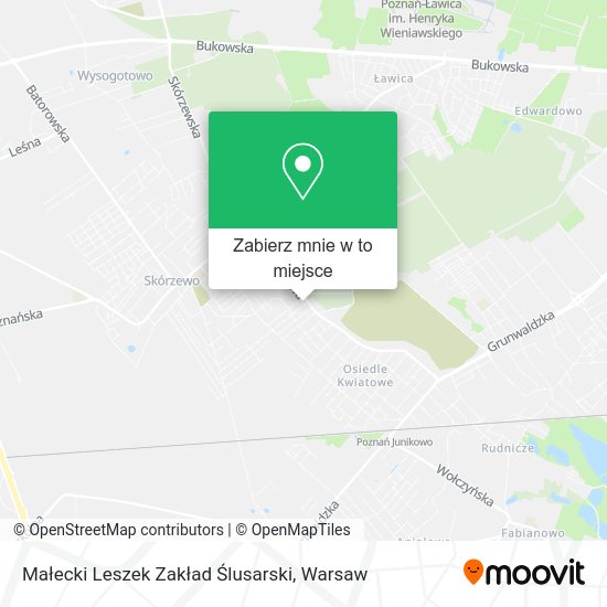 Mapa Małecki Leszek Zakład Ślusarski