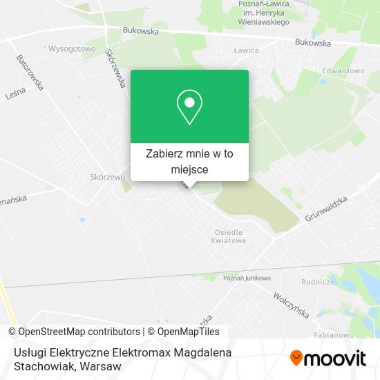 Mapa Usługi Elektryczne Elektromax Magdalena Stachowiak