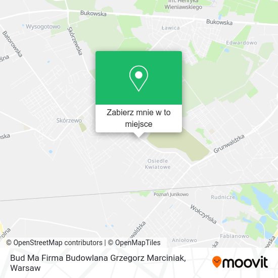 Mapa Bud Ma Firma Budowlana Grzegorz Marciniak