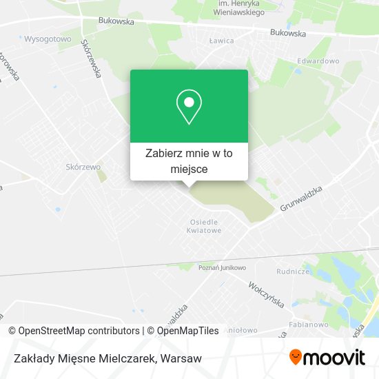 Mapa Zakłady Mięsne Mielczarek