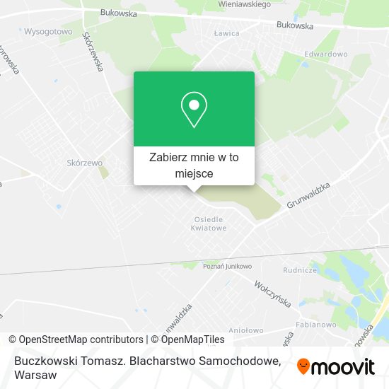 Mapa Buczkowski Tomasz. Blacharstwo Samochodowe