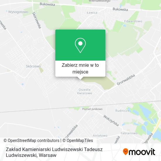 Mapa Zakład Kamieniarski Ludwiszewski Tadeusz Ludwiszewski