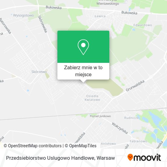 Mapa Przedsiebiorstwo Uslugowo Handlowe