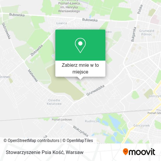 Mapa Stowarzyszenie Psia Kość