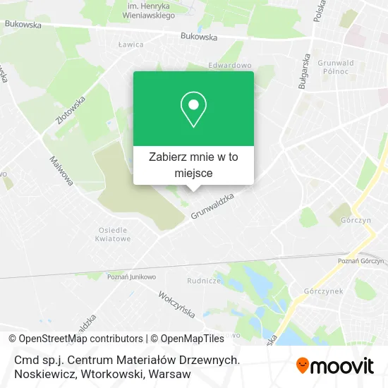 Mapa Cmd sp.j. Centrum Materiałów Drzewnych. Noskiewicz, Wtorkowski