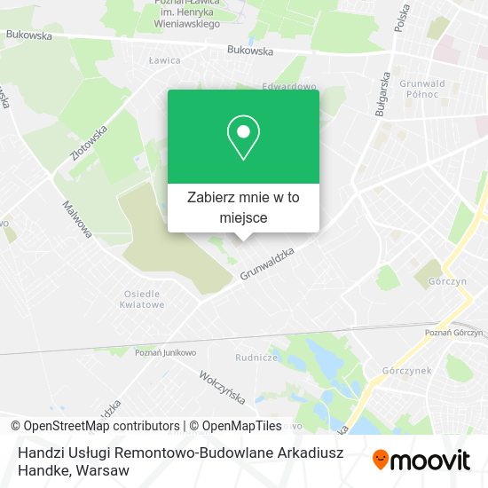 Mapa Handzi Usługi Remontowo-Budowlane Arkadiusz Handke