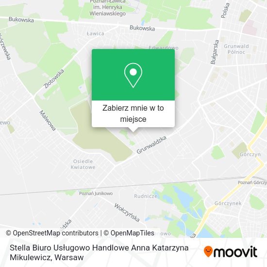 Mapa Stella Biuro Usługowo Handlowe Anna Katarzyna Mikulewicz