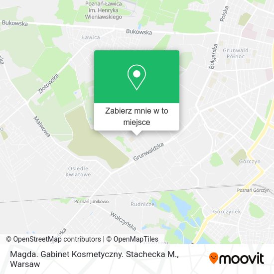 Mapa Magda. Gabinet Kosmetyczny. Stachecka M.