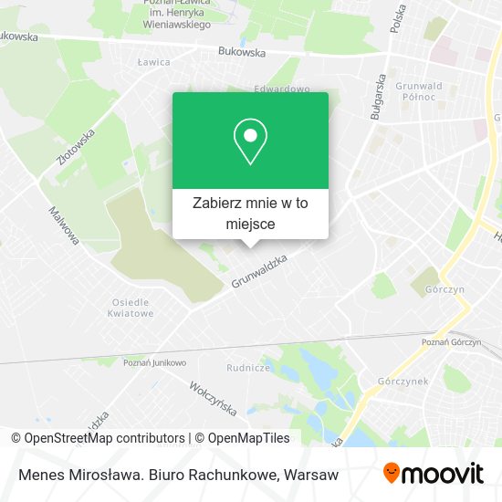 Mapa Menes Mirosława. Biuro Rachunkowe