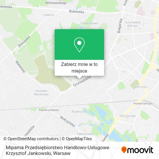 Mapa Mipama Przedsiębiorstwo Handlowo-Usługowe Krzysztof Jankowski