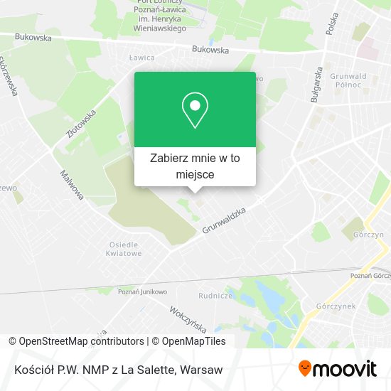 Mapa Kościół P.W. NMP z La Salette