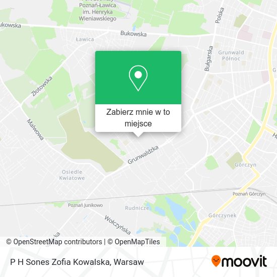 Mapa P H Sones Zofia Kowalska