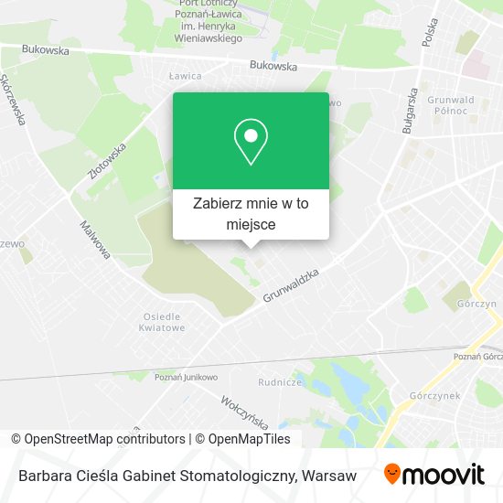 Mapa Barbara Cieśla Gabinet Stomatologiczny