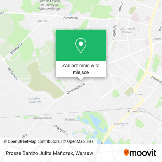 Mapa Prosze Bardzo Julita Mańczak