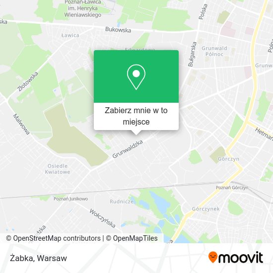 Mapa Żabka