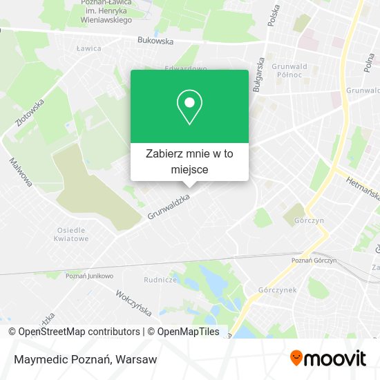 Mapa Maymedic Poznań