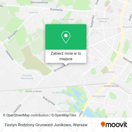 Mapa Festyn Rodzinny Grunwald Junikowo