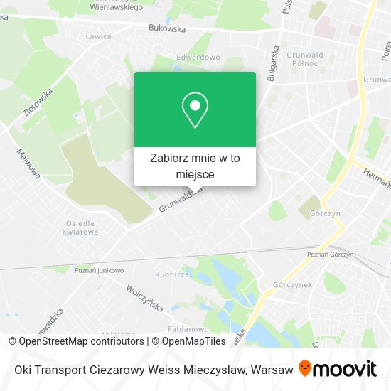 Mapa Oki Transport Ciezarowy Weiss Mieczyslaw