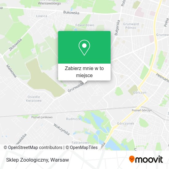 Mapa Sklep Zoologiczny