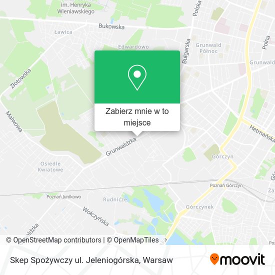 Mapa Skep Spożywczy ul. Jeleniogórska