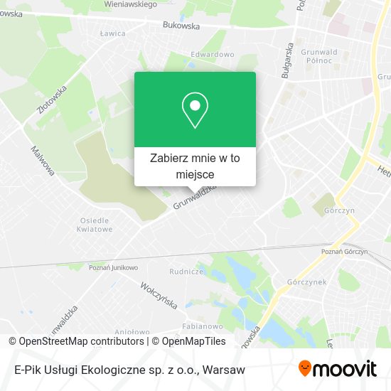 Mapa E-Pik Usługi Ekologiczne sp. z o.o.