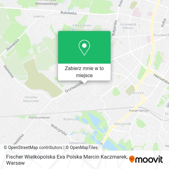 Mapa Fischer Wielkopolska Exa Polska Marcin Kaczmarek