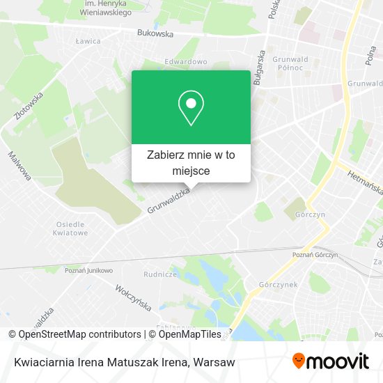 Mapa Kwiaciarnia Irena Matuszak Irena