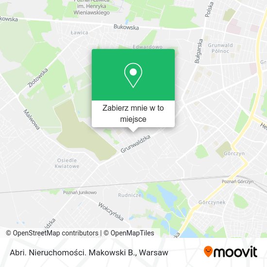 Mapa Abri. Nieruchomości. Makowski B.