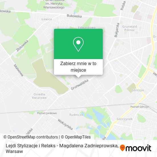 Mapa Lejdi Stylizacje i Relaks - Magdalena Zadnieprowska